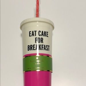 Kate spade 20oz tumbler with straw